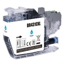 Compatible Brother LC431XLC Cyan Ink Cartridge compatible 