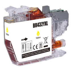 Compatible Brother LC432XLY Yellow Ink Cartridge compatible 