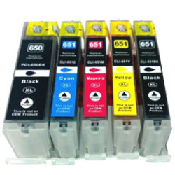 Compatible Canon CLI651 XL Ink Cartridge compatible