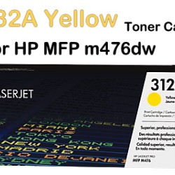 Compatible HP CF382A Yellow Toner Cartridge compatible for M476dw